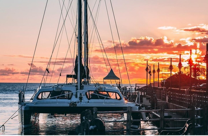 Sunset on the docks