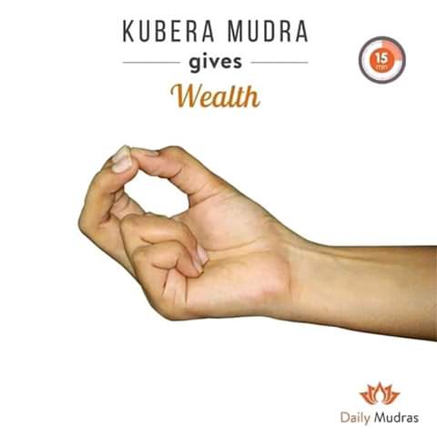 kubera mudra