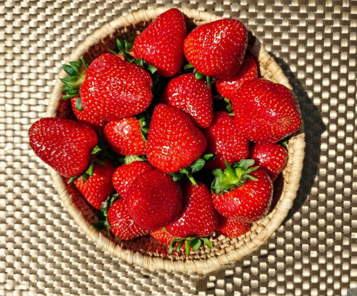 basket of strawberries