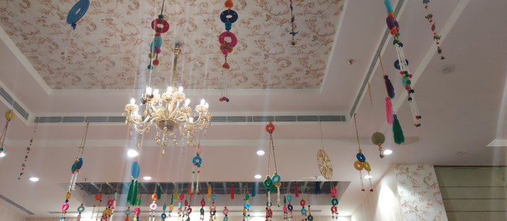 Decorated roof