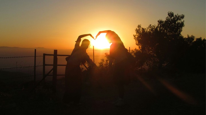 Sunrise with your BFF