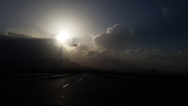 on the road and sunshine on my mind