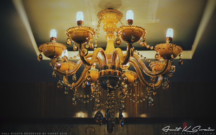 The chandelier