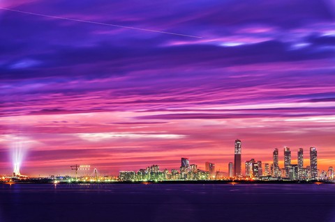 city in the night