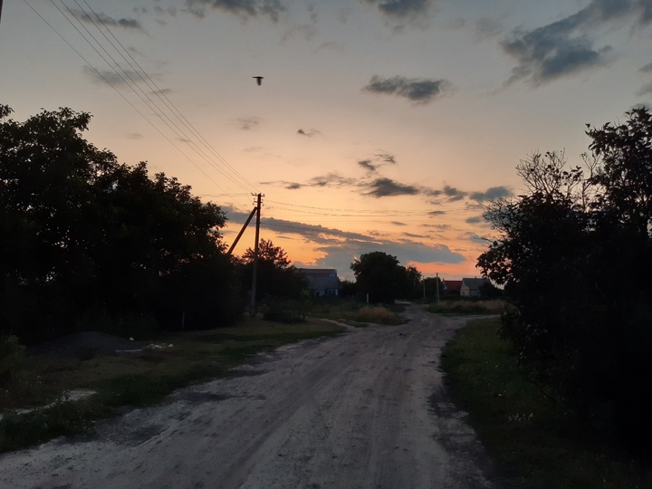закат
