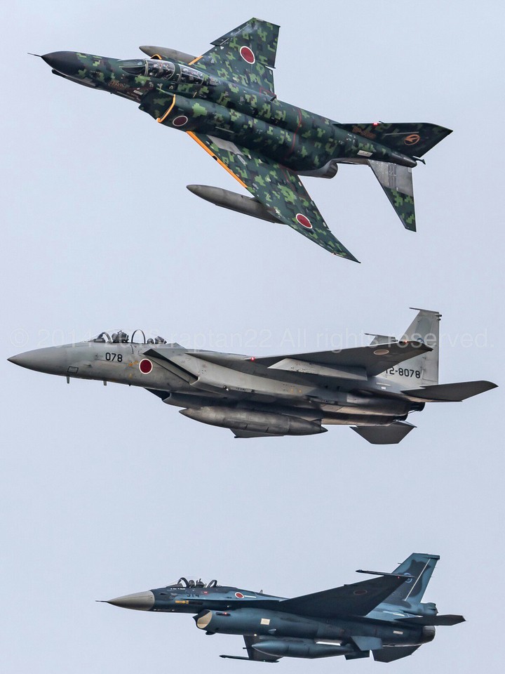McDonnell Douglas F-15 Eagle - F-4 Phantom - Mitsubishi F-2