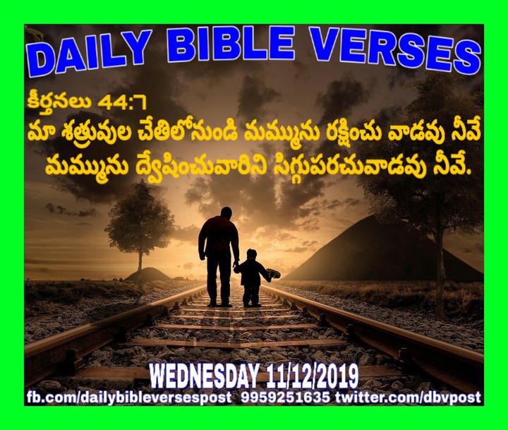 DAILY BIBLE VERSES