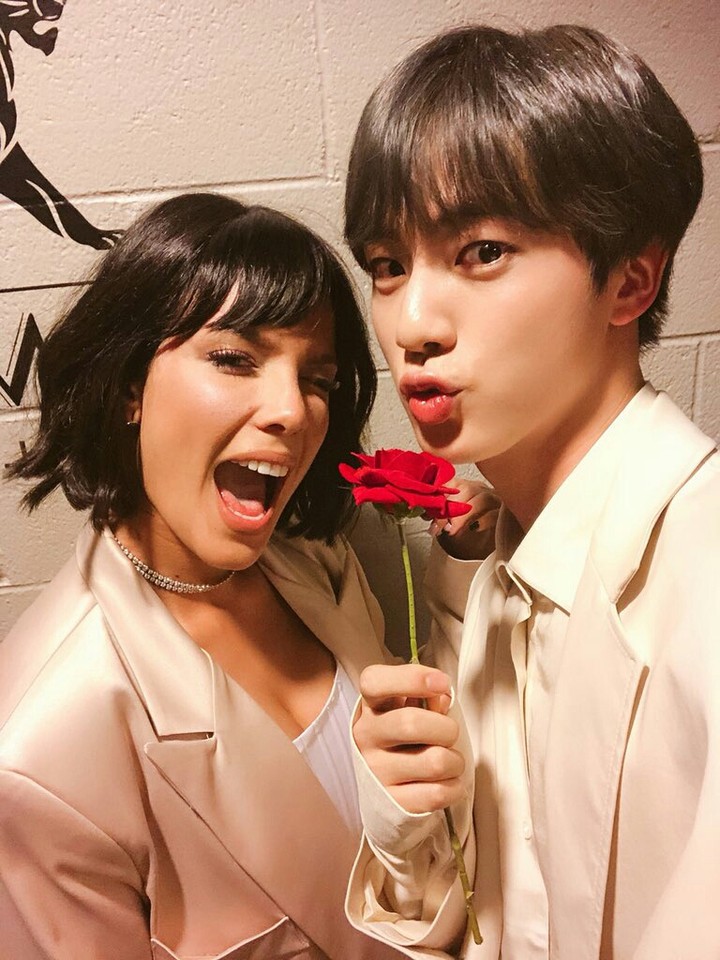 Kim Seokjin and Halsey!!! ❤️