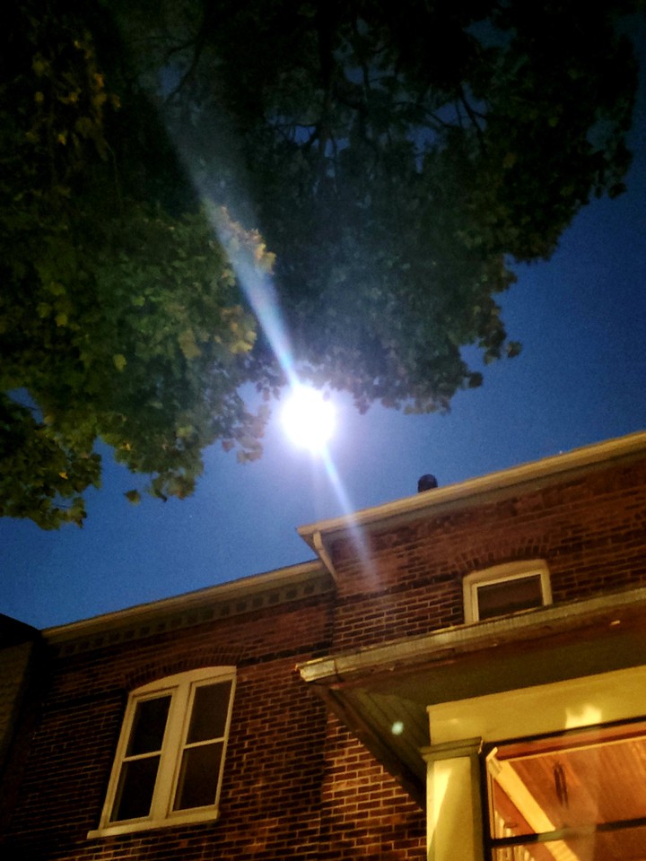 Full moon on 10/31/2020