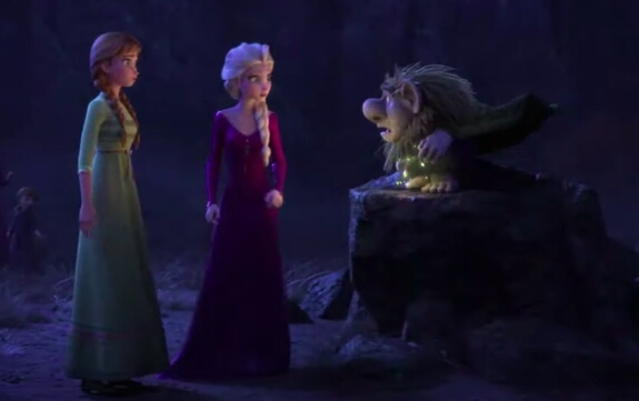Anna,Elsa and Grand Pabbie