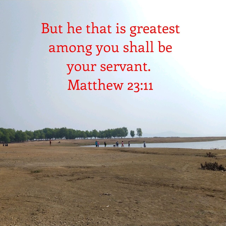 MATTHEW 23:11