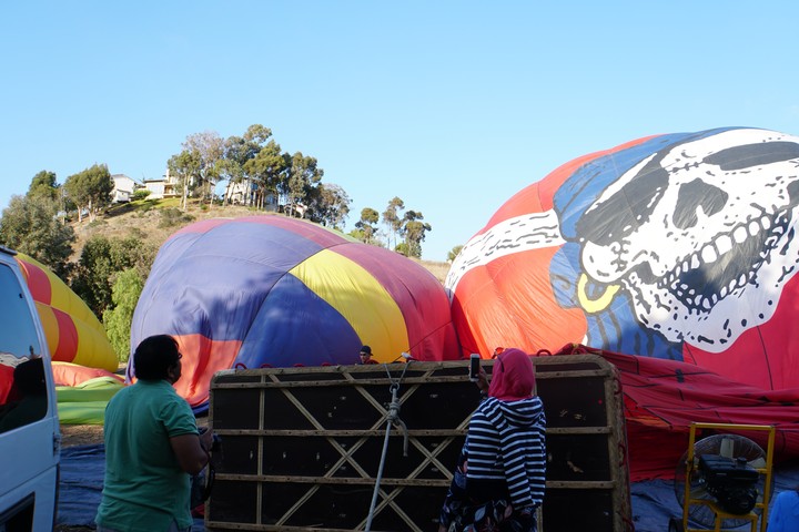 Preparing The Balloons