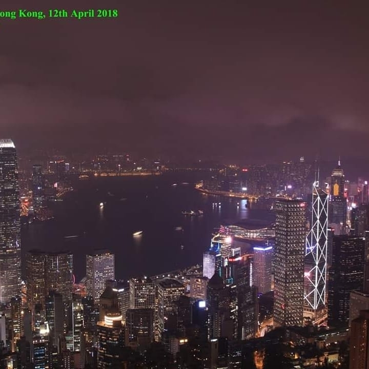 Victoria Harbour, Hing Kong, 2018.