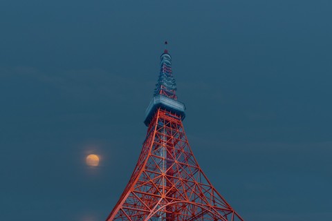 Building, moon桌布