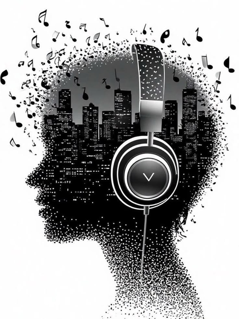 graphics, headphones桌布
