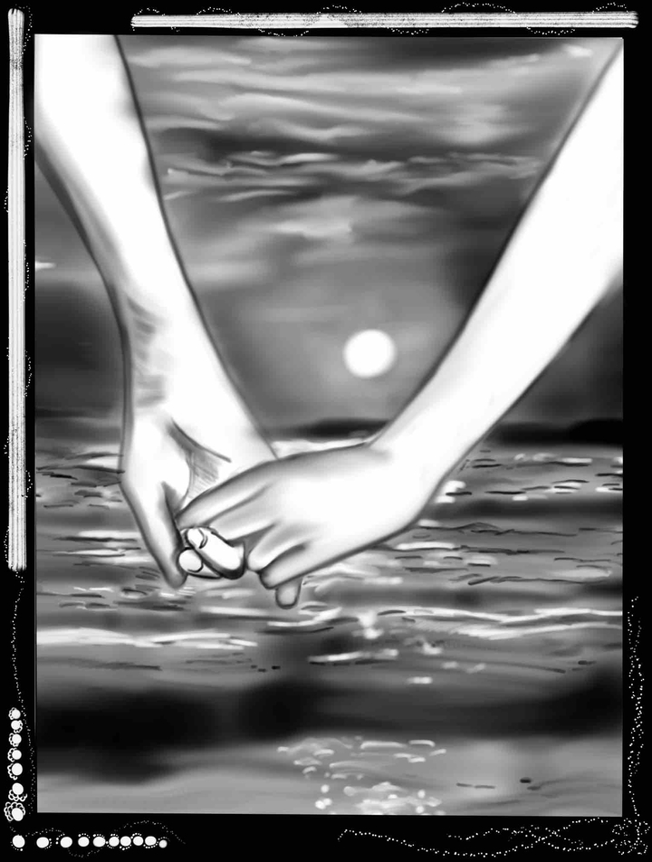 Together at the beach