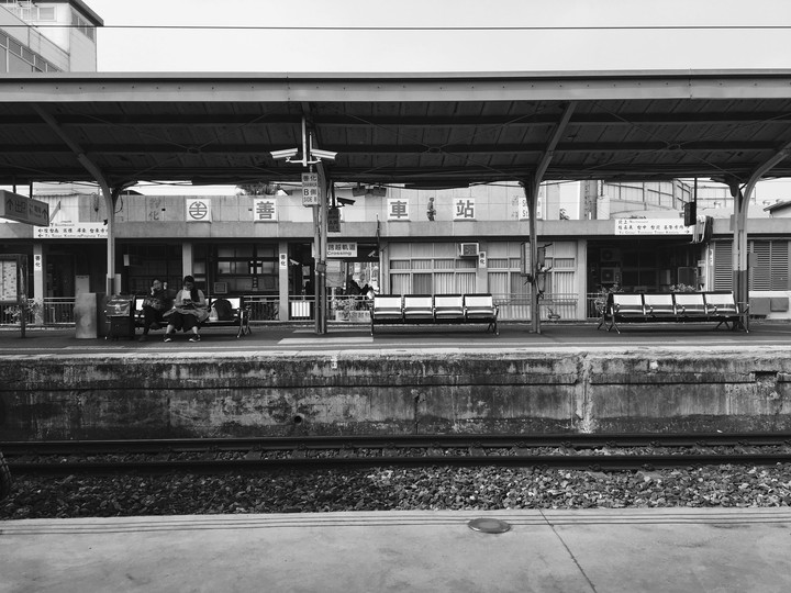 Train station in Tainan Taiwan