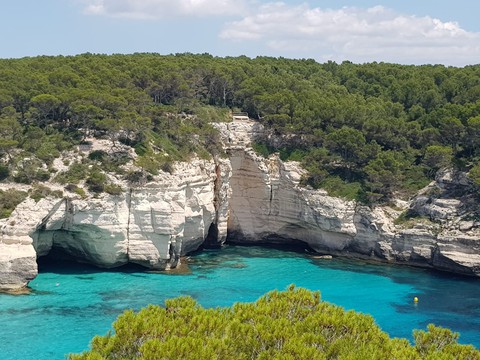 white stone with lague
