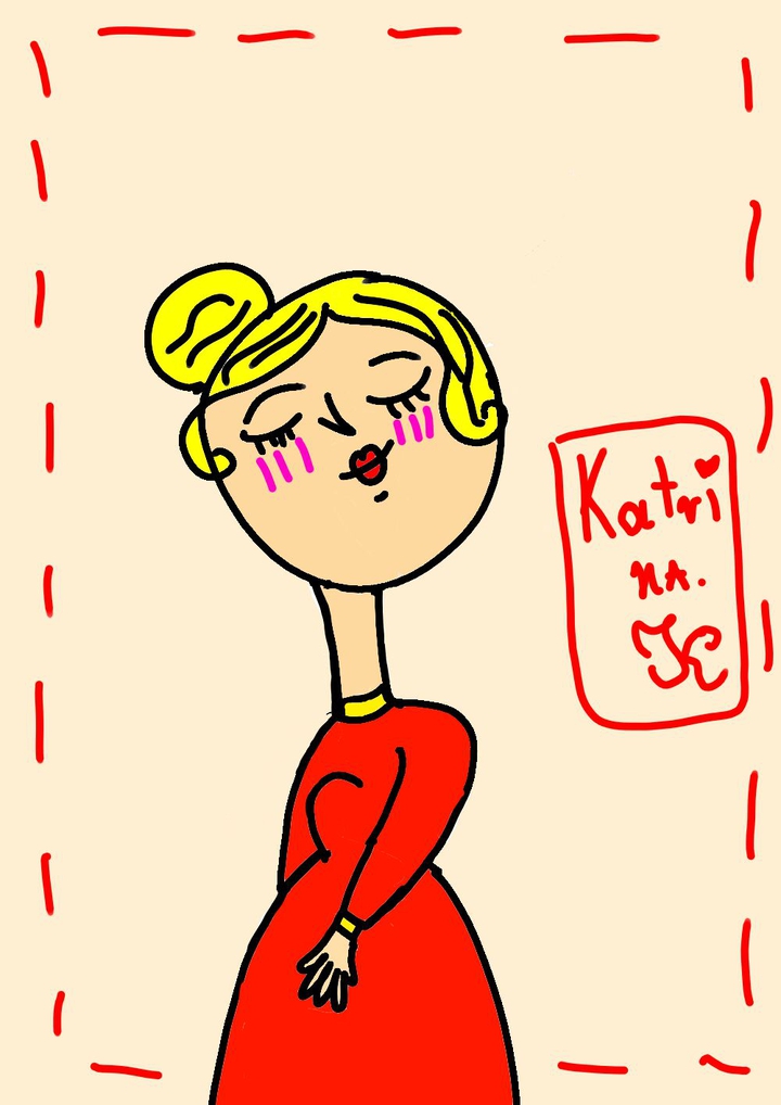 Я в нарядном платье!
