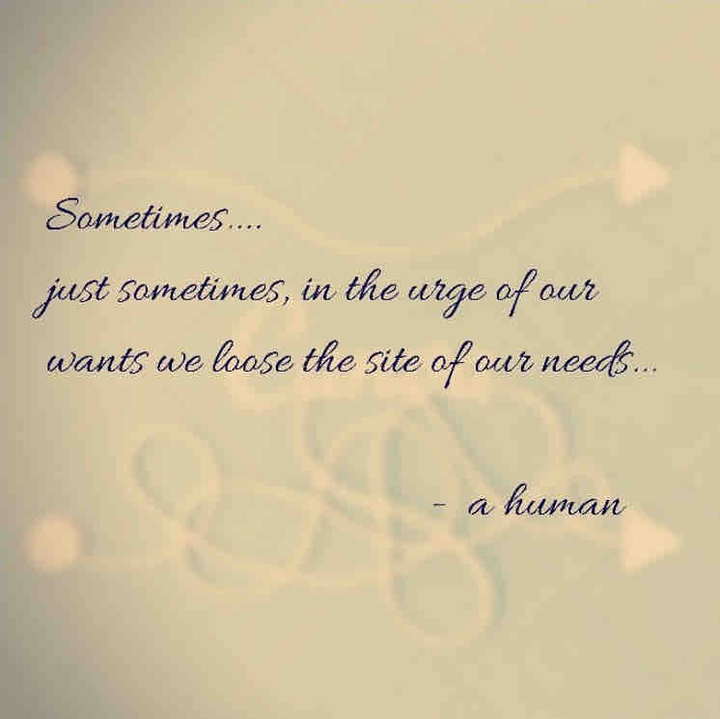 Sometimes