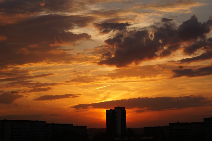 No filters. Russia. Sunset.