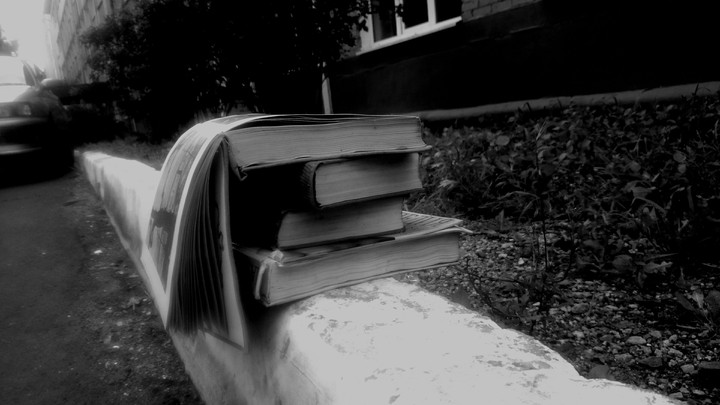 books monochrome