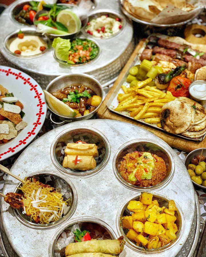 Delicious oriental food