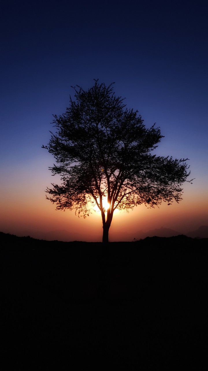 The moment of sunset
