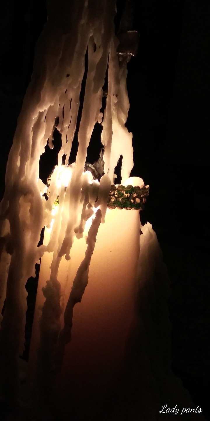burning candle