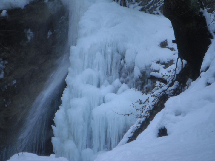 frozen waterfall