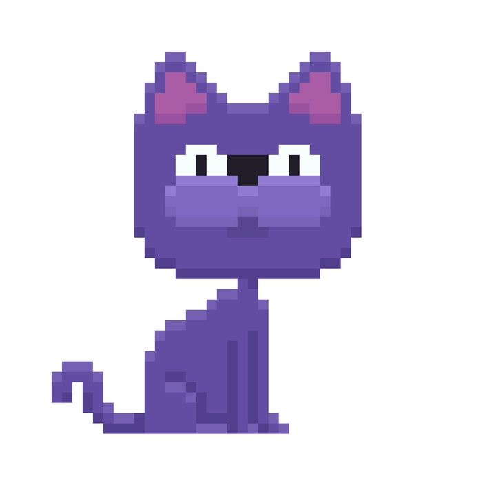 pixel cat