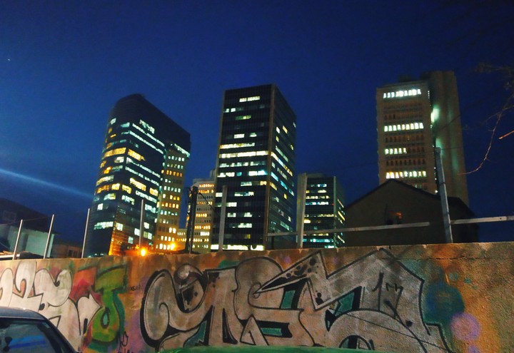 Night view from the getto
