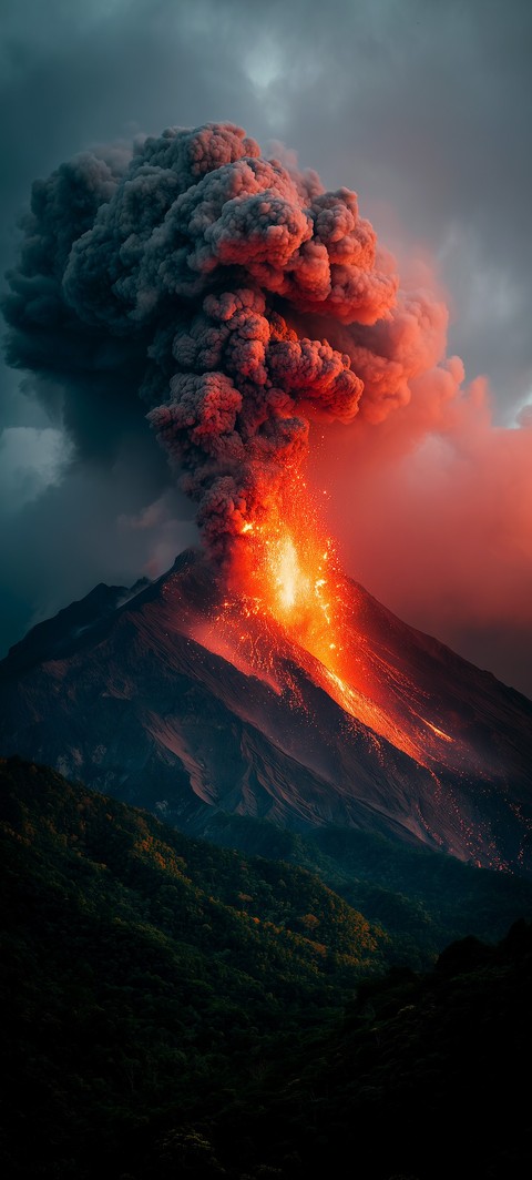 fonds d'écran cloud, Volcano