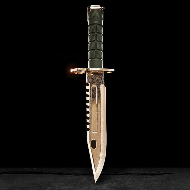 Knife Art Gold