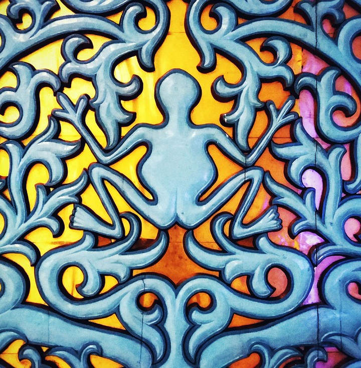 batik wood in soekarno-hatta airport