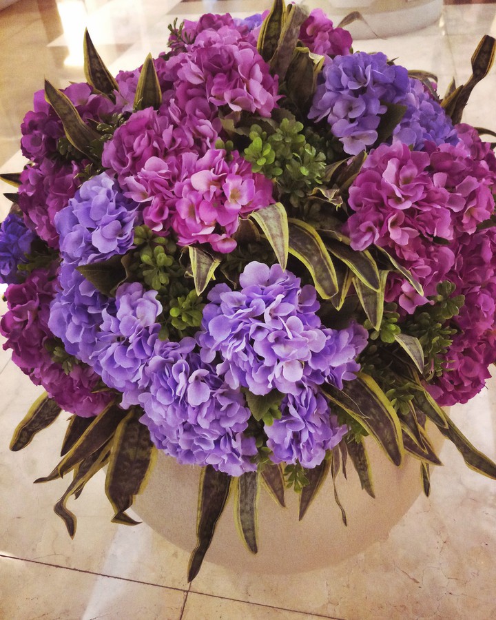 flower decor at the mall