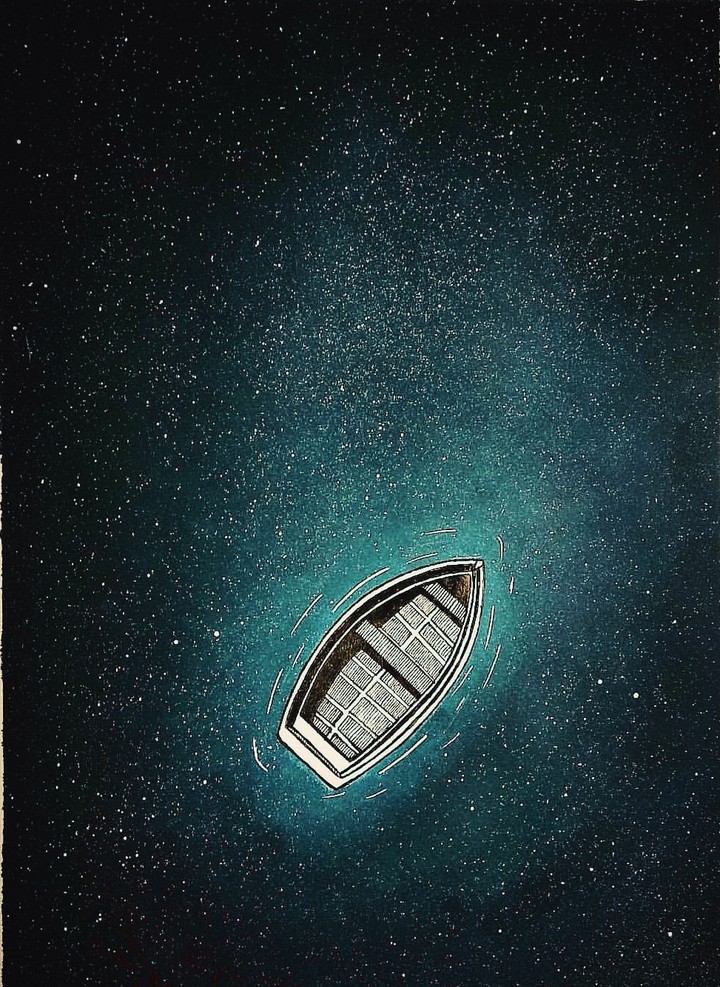boat in the sky