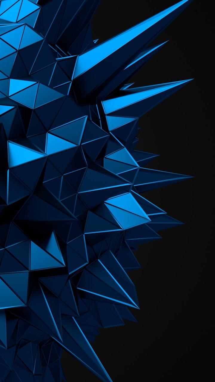 Blue polygon