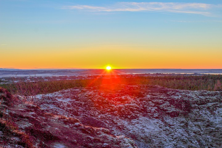 sunrise iceland