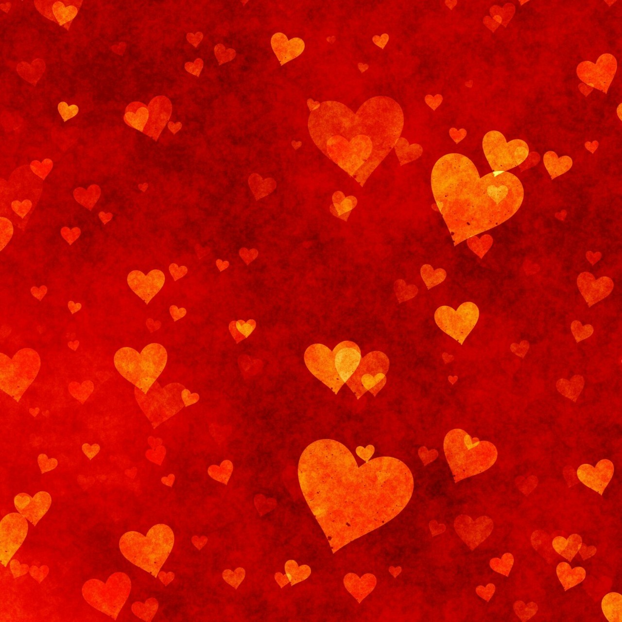 Heart Red Pattern