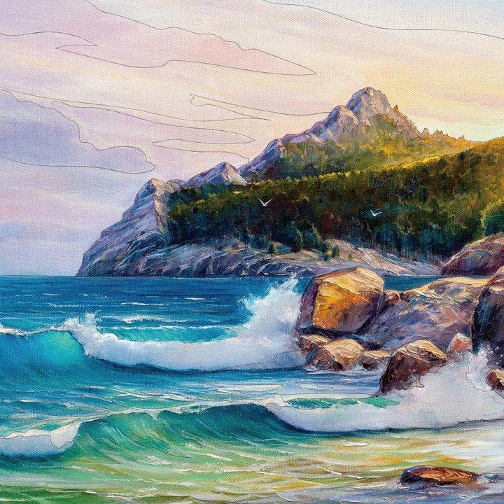 Rocky coast