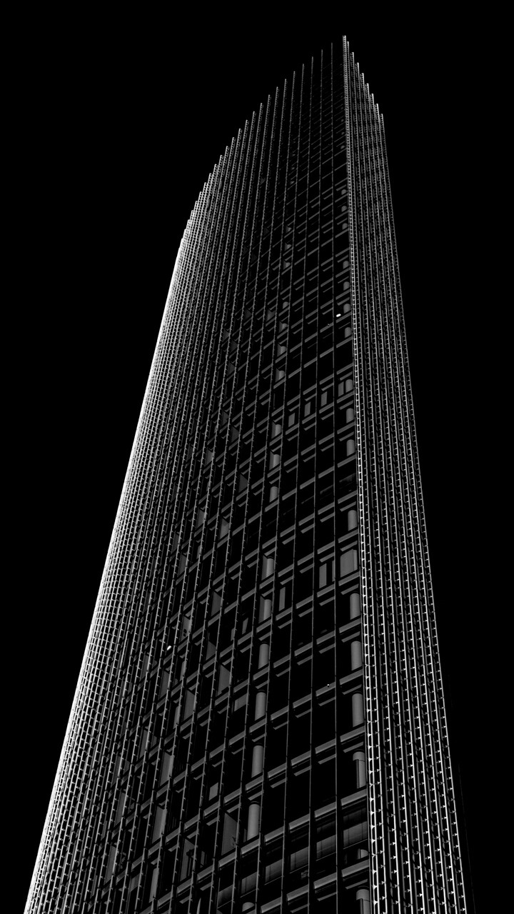 tall black building