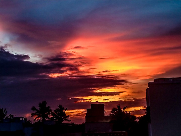 sun set