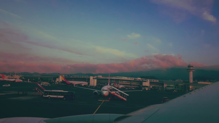 pink clouds