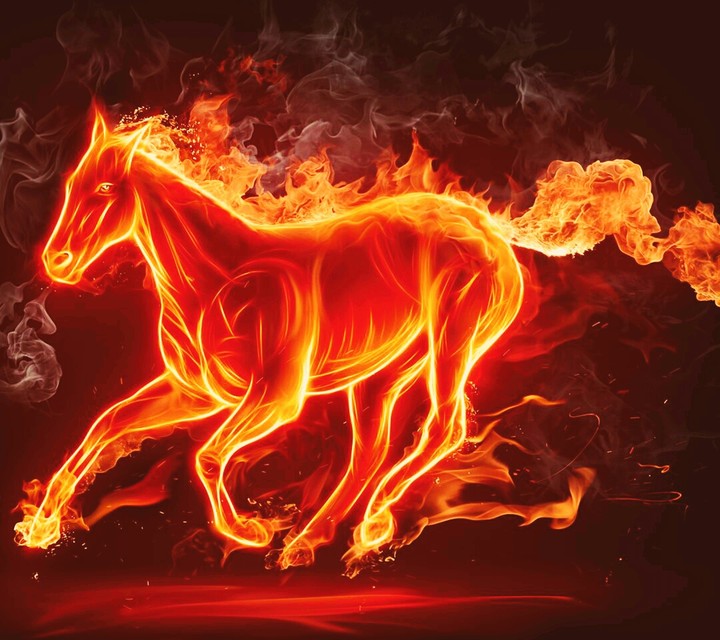 a powerful horse...