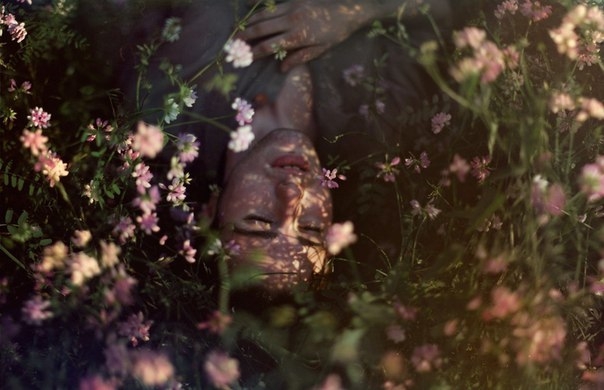 People and flowers