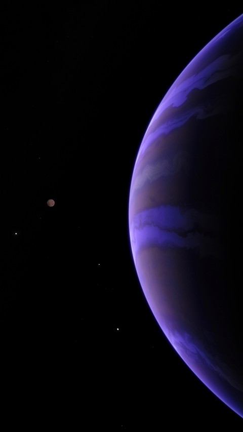 purple gas giant