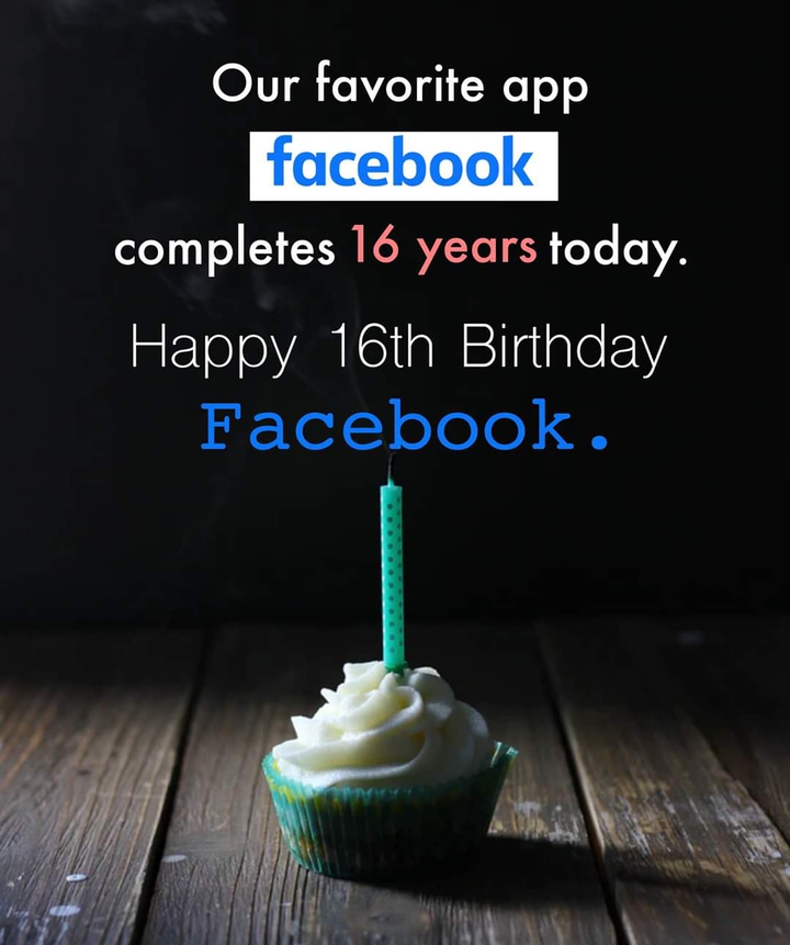 Very Happy Birthday Dear ♥"Facebook"♥