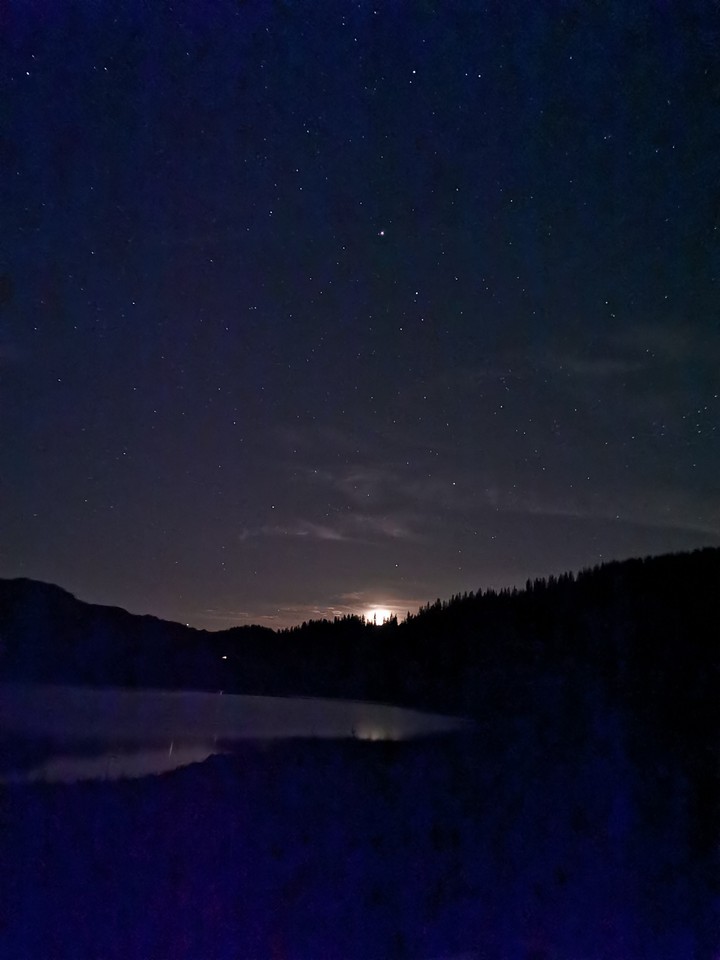 Coucher de la lune