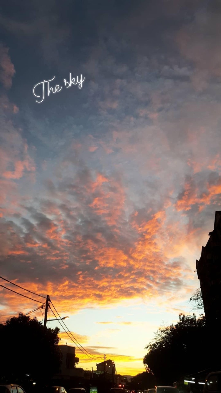 The sky